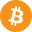 Bitcoin BTC icon สัญลักษณ์